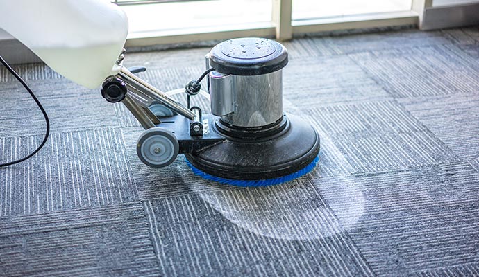 Professional commercial carpet cleaning