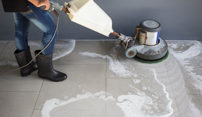 Tile cleaning service