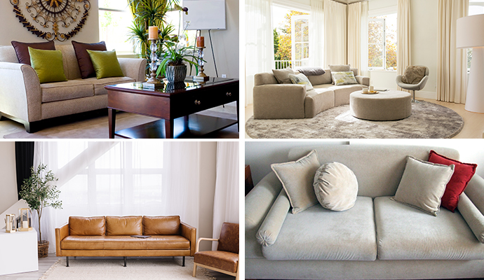 Collage of different types of couches Collage of different types of couches